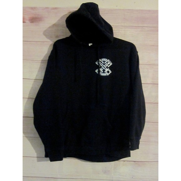 Mechanic Turbo Race Car Auto Hoodie Size XLarge WIDE OPEN THROTTLE Logo Pockets - Picture 5 of 5